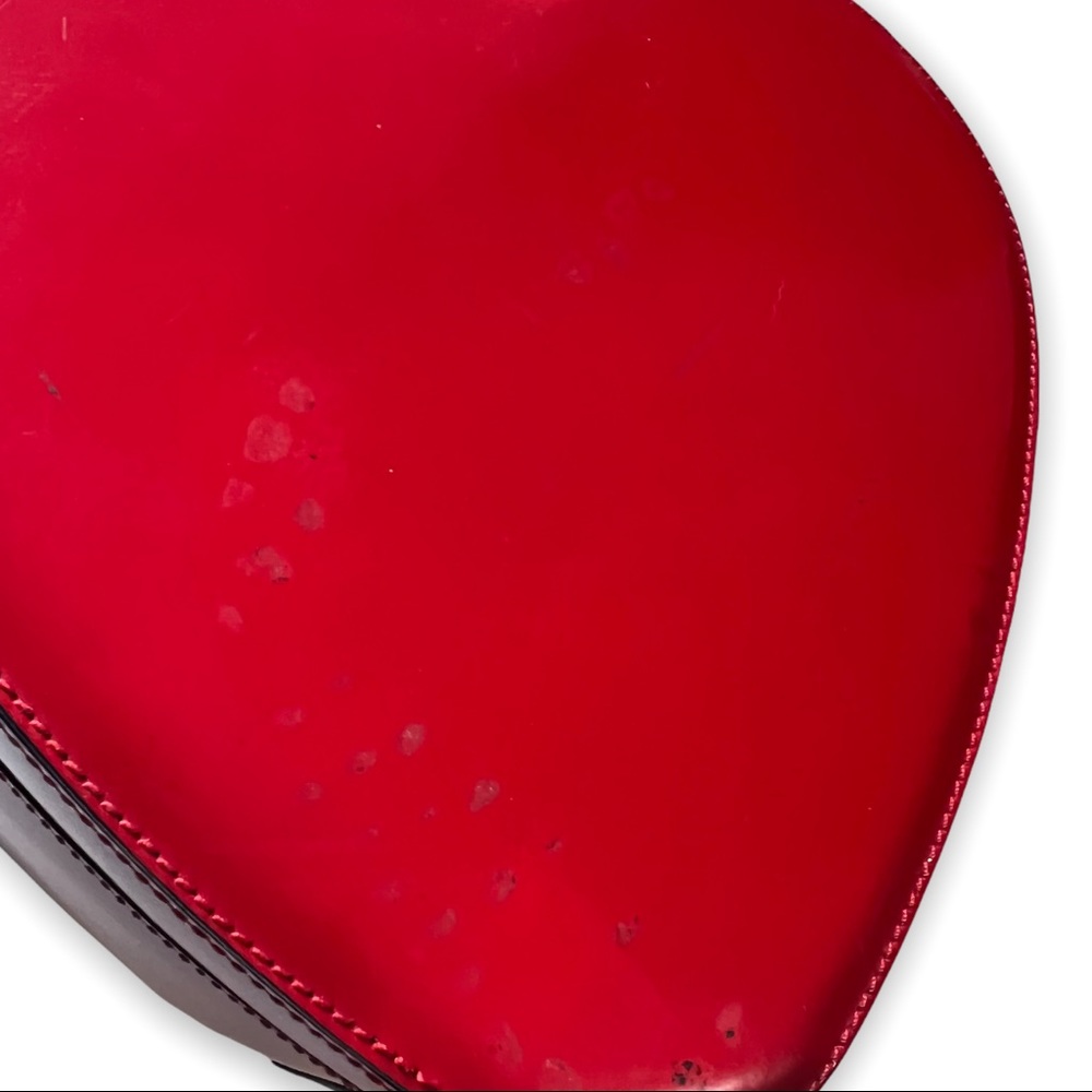 SOLD Moschino Vintage Red Heart Bag The Nanny Fran Fine Rare - Picture 10 of 15